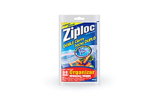 
BOLSA ZIPLOC 18X20 CIERRE DENTADO. u.v.:12

