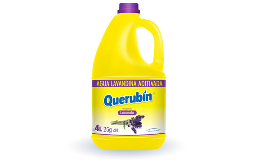 Agua Lavandina Aditivada Querubín
Fragancia Lavanda 4 L