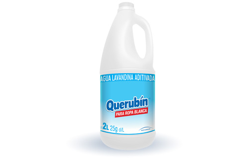 Agua Lavandina Aditivada Querubín Para Ropa Blanca x 2L 